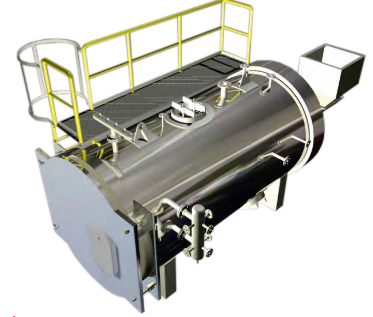 Katı Yakıtlı 3 Geçişli Buhar Kazanı